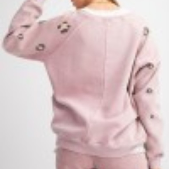 Rose Leopard Print Sweatshirt - Picture 3 of 4